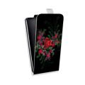 Дизайнерский вертикальный чехол-книжка для HTC U Ultra Абстракции Фрактал