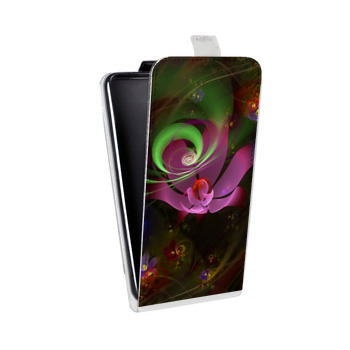 Дизайнерский вертикальный чехол-книжка для Samsung Galaxy Mega 6.3 Абстракции Фрактал (на заказ)