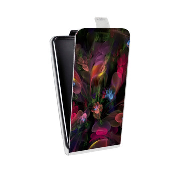 Дизайнерский вертикальный чехол-книжка для Sony Xperia E4g Абстракции Фрактал (на заказ)