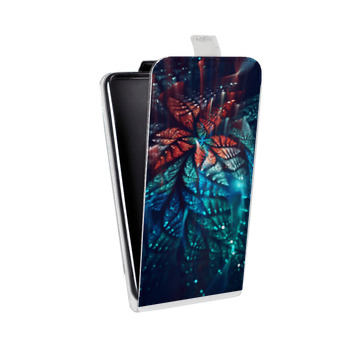 Дизайнерский вертикальный чехол-книжка для Asus ZenFone 3 Zoom Абстракции Фрактал (на заказ)