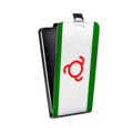 Дизайнерский вертикальный чехол-книжка для Alcatel One Touch Idol X флаг ингушетии