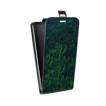 Дизайнерский вертикальный чехол-книжка для Huawei P30 Pro лес (на заказ)