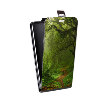 Дизайнерский вертикальный чехол-книжка для Huawei Honor 8s лес (на заказ)
