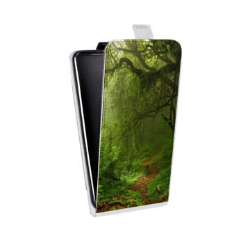 Дизайнерский вертикальный чехол-книжка для Huawei Honor 8 лес (на заказ)