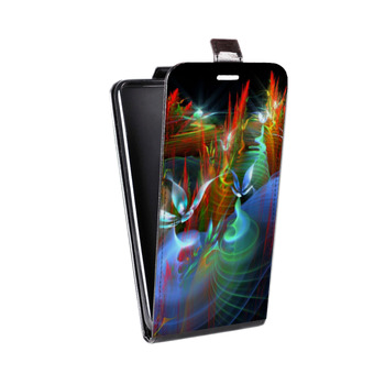 Дизайнерский вертикальный чехол-книжка для Samsung Galaxy Note 2 Абстракции Фрактал (на заказ)