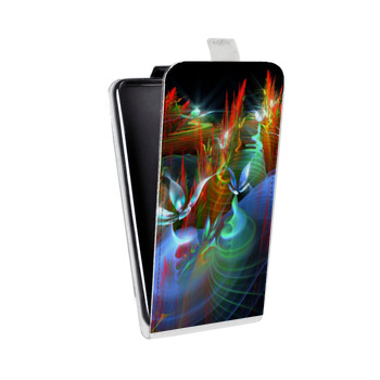 Дизайнерский вертикальный чехол-книжка для Iphone 5s Абстракции Фрактал (на заказ)