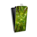 Дизайнерский вертикальный чехол-книжка для Realme 7 Pro лес