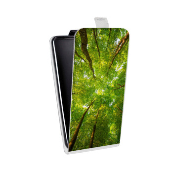 Дизайнерский вертикальный чехол-книжка для Huawei Honor 9 лес (на заказ)