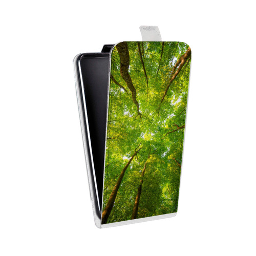 Дизайнерский вертикальный чехол-книжка для HTC 10 лес