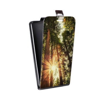 Дизайнерский вертикальный чехол-книжка для Samsung Galaxy J5 лес (на заказ)