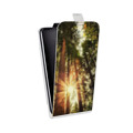 Дизайнерский вертикальный чехол-книжка для Alcatel Pop 4 лес