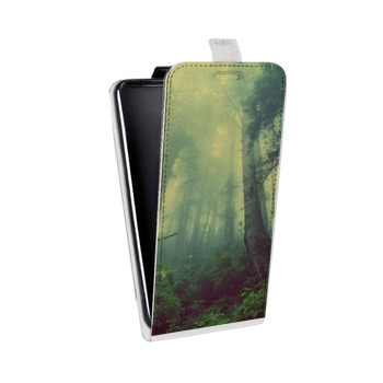 Дизайнерский вертикальный чехол-книжка для Samsung Galaxy Alpha лес (на заказ)