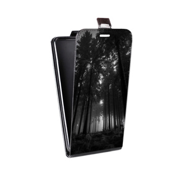 Дизайнерский вертикальный чехол-книжка для LG K7 лес (на заказ)