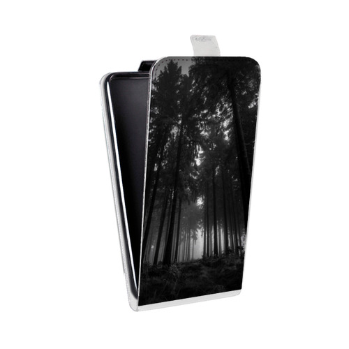 Дизайнерский вертикальный чехол-книжка для Alcatel One Touch Idol Ultra лес