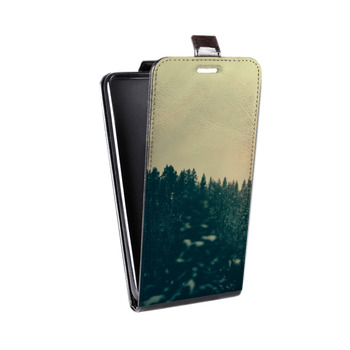 Дизайнерский вертикальный чехол-книжка для Samsung Galaxy Note 2 лес (на заказ)