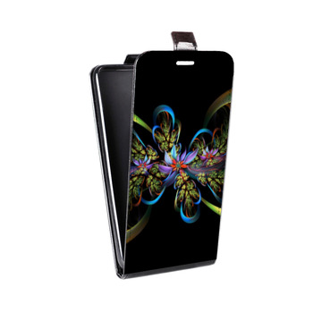 Дизайнерский вертикальный чехол-книжка для Samsung Galaxy A5 Абстракции Фрактал (на заказ)