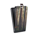 Дизайнерский вертикальный чехол-книжка для Meizu M3s Mini лес