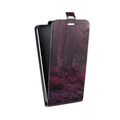 Дизайнерский вертикальный чехол-книжка для LG G3 (Dual-LTE) лес