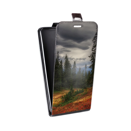 Дизайнерский вертикальный чехол-книжка для HTC Desire 530 лес