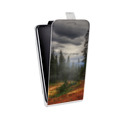 Дизайнерский вертикальный чехол-книжка для ASUS ZenFone Max M2 лес