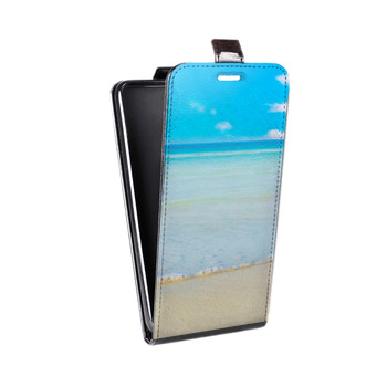 Дизайнерский вертикальный чехол-книжка для Iphone 7 пляж (на заказ)