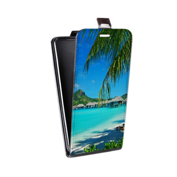 Дизайнерский вертикальный чехол-книжка для HTC Desire V пляж (на заказ)