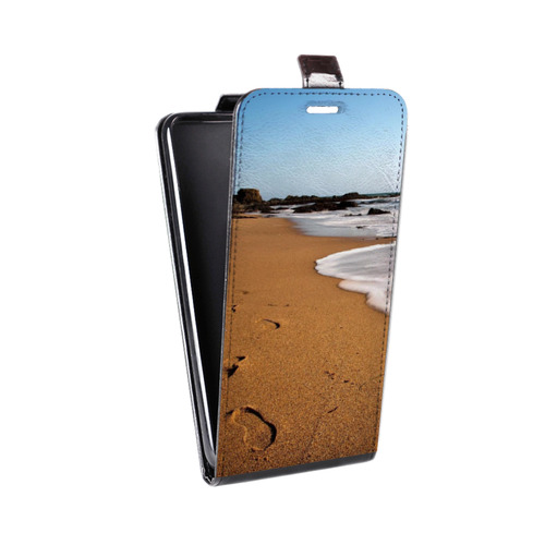 Дизайнерский вертикальный чехол-книжка для Iphone 5c пляж
