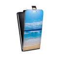 Дизайнерский вертикальный чехол-книжка для Alcatel 3C пляж
