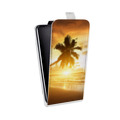 Дизайнерский вертикальный чехол-книжка для Samsung Galaxy Core Prime пляж