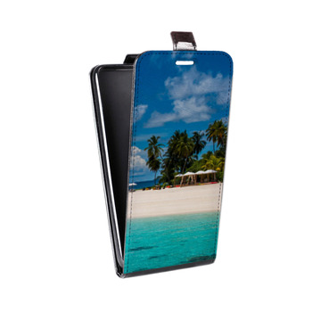 Дизайнерский вертикальный чехол-книжка для Huawei Honor 8s пляж (на заказ)