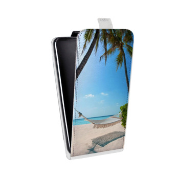 Дизайнерский вертикальный чехол-книжка для Sony Xperia E4g пляж (на заказ)