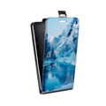 Дизайнерский вертикальный чехол-книжка для LG Optimus G2 mini зима