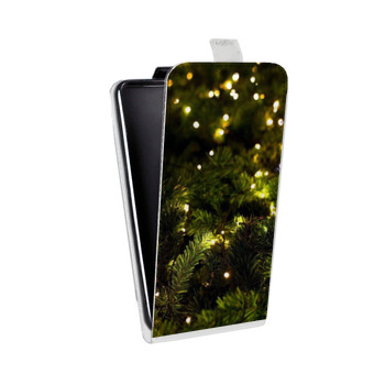 Дизайнерский вертикальный чехол-книжка для Iphone 5s зима (на заказ)