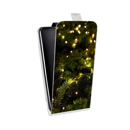 Дизайнерский вертикальный чехол-книжка для HTC One X10 зима