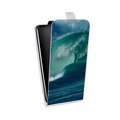 Дизайнерский вертикальный чехол-книжка для HTC U Ultra стихии