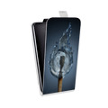 Дизайнерский вертикальный чехол-книжка для Iphone x10 стихии