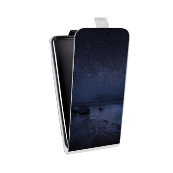 Дизайнерский вертикальный чехол-книжка для Sony Xperia E4g ночь (на заказ)