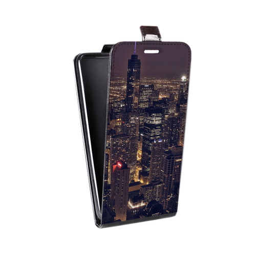 Дизайнерский вертикальный чехол-книжка для LG G3 (Dual-LTE) ночь