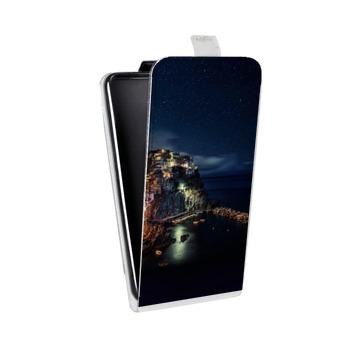 Дизайнерский вертикальный чехол-книжка для Huawei Honor 7A Pro ночь (на заказ)