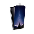 Дизайнерский вертикальный чехол-книжка для LG G7 Fit ночь