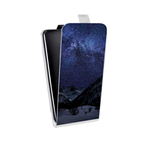 Дизайнерский вертикальный чехол-книжка для Samsung Galaxy Grand ночь