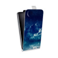 Дизайнерский вертикальный чехол-книжка для Samsung Galaxy Core ночь
