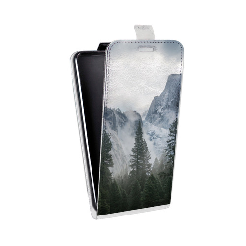 Дизайнерский вертикальный чехол-книжка для Realme 7 Pro горы