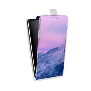 Дизайнерский вертикальный чехол-книжка для Samsung Galaxy Alpha горы (на заказ)