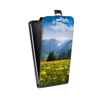 Дизайнерский вертикальный чехол-книжка для Samsung Galaxy J5 горы (на заказ)