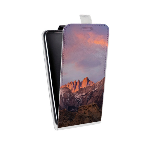 Дизайнерский вертикальный чехол-книжка для Samsung Galaxy Grand горы