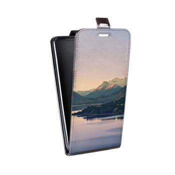 Дизайнерский вертикальный чехол-книжка для Iphone 7 горы (на заказ)