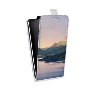 Дизайнерский вертикальный чехол-книжка для Samsung Galaxy Alpha горы (на заказ)