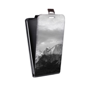 Дизайнерский вертикальный чехол-книжка для Samsung Galaxy Note 2 горы (на заказ)