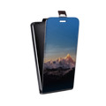 Дизайнерский вертикальный чехол-книжка для Huawei Honor X8 горы
